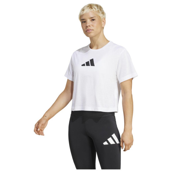 Adidas Γυναικεία κοντομάνικη μπλούζα Train-Essentials Big Logo Performance Tee